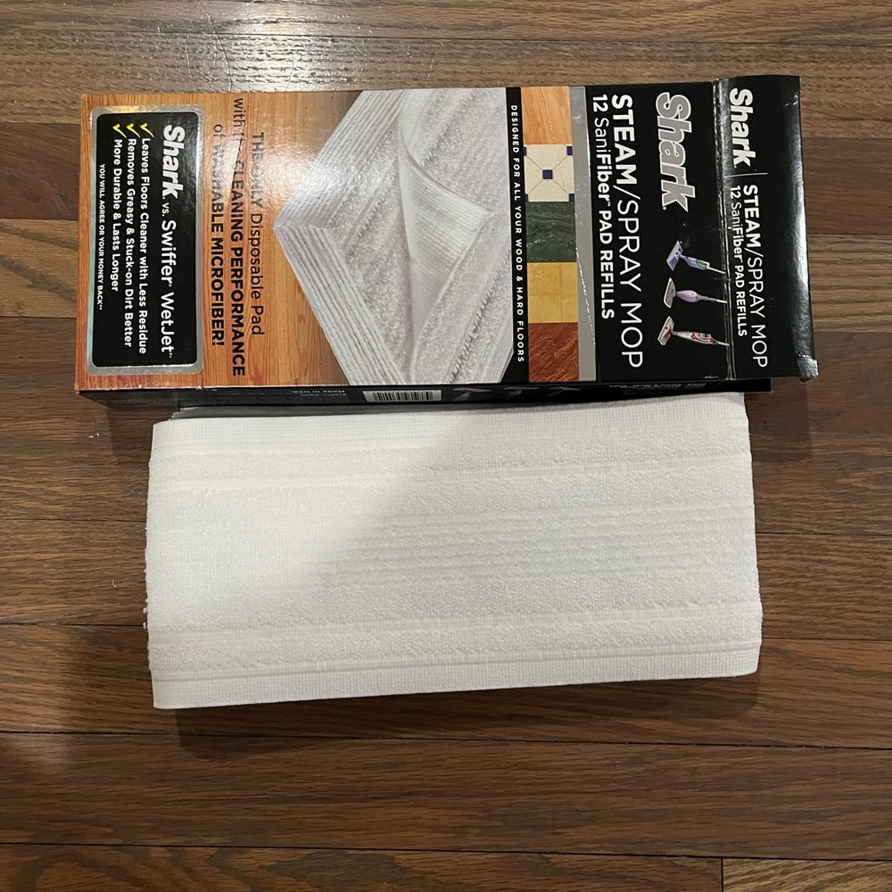 Shark steam/spray mop 11 sanifiber pad refills - Picture 4 of 4